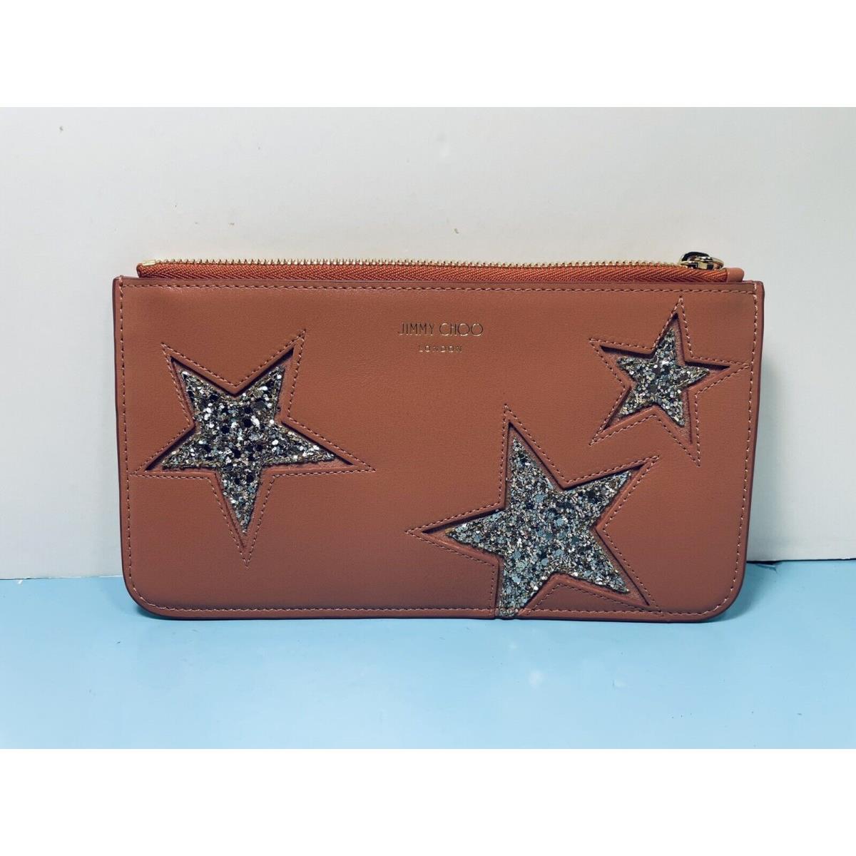 Jimmy Choo - Aarna Pouch - Osls / 028 - Pink - Smooth Leather Wallet Star