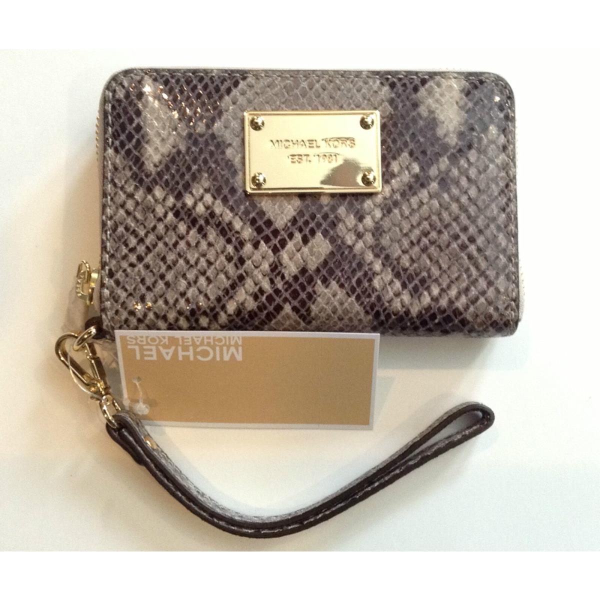 Michael Kors Iphone Electronic Mlt Wristlet Wallet DK Sand 35T2GELZ1E