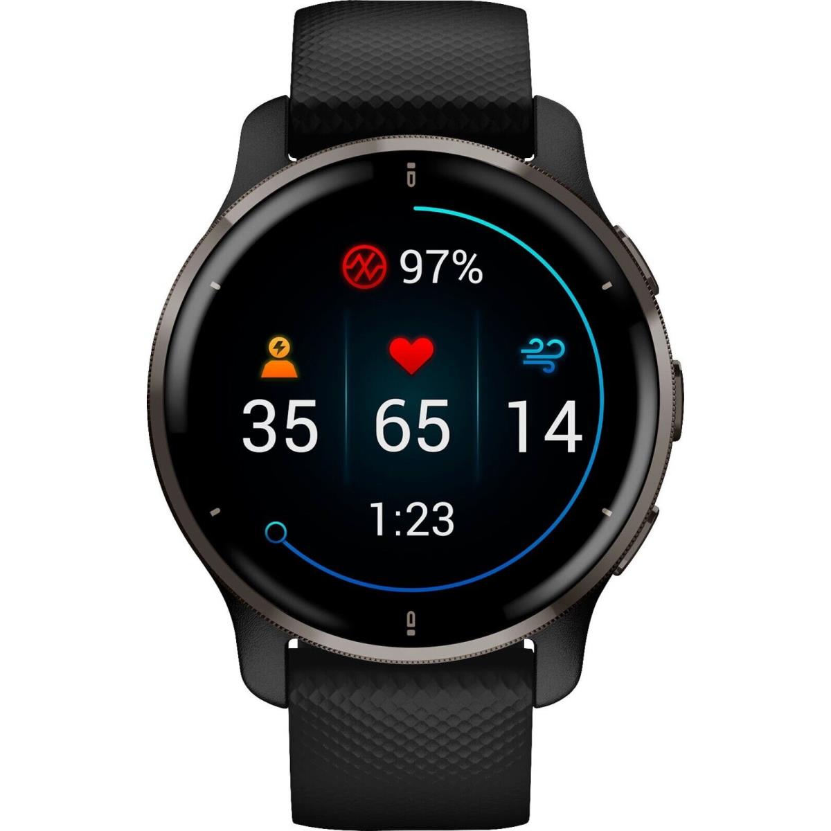 Garmin Venu 2 Plus Gps Smartwatch 43 mm Fiber Reinforced Polymer Slate