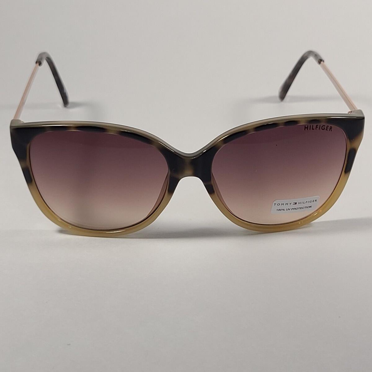 Tommy Hilfiger Nala WP OL557 Sunglasses Milk Tortoise Copper Gold Frame Brown