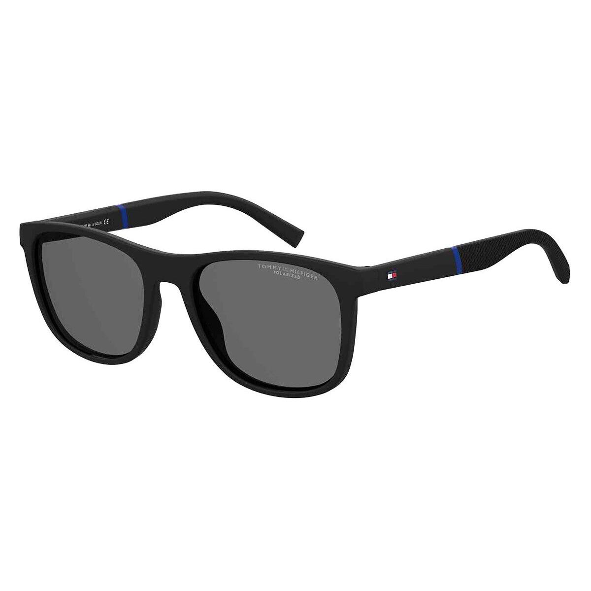 Tommy Hilfiger Thf Sunglasses Matte Black / Gray Polarized