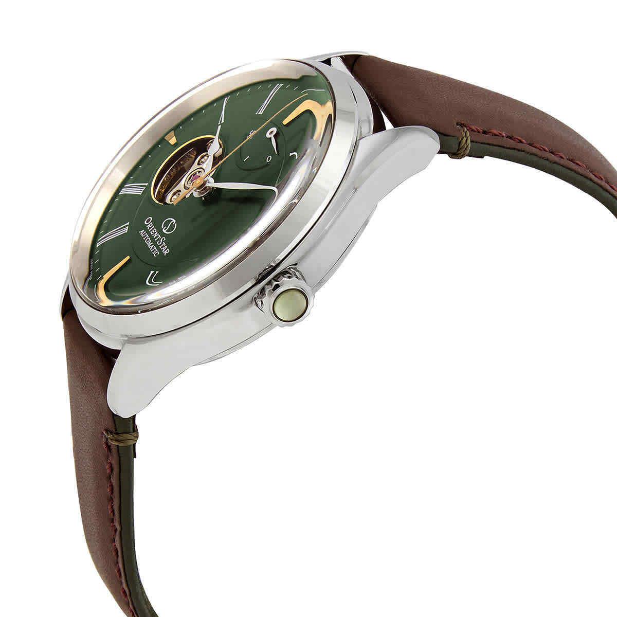Orient Star Automatic Green Dial Men`s Watch RE-AT0202E00B