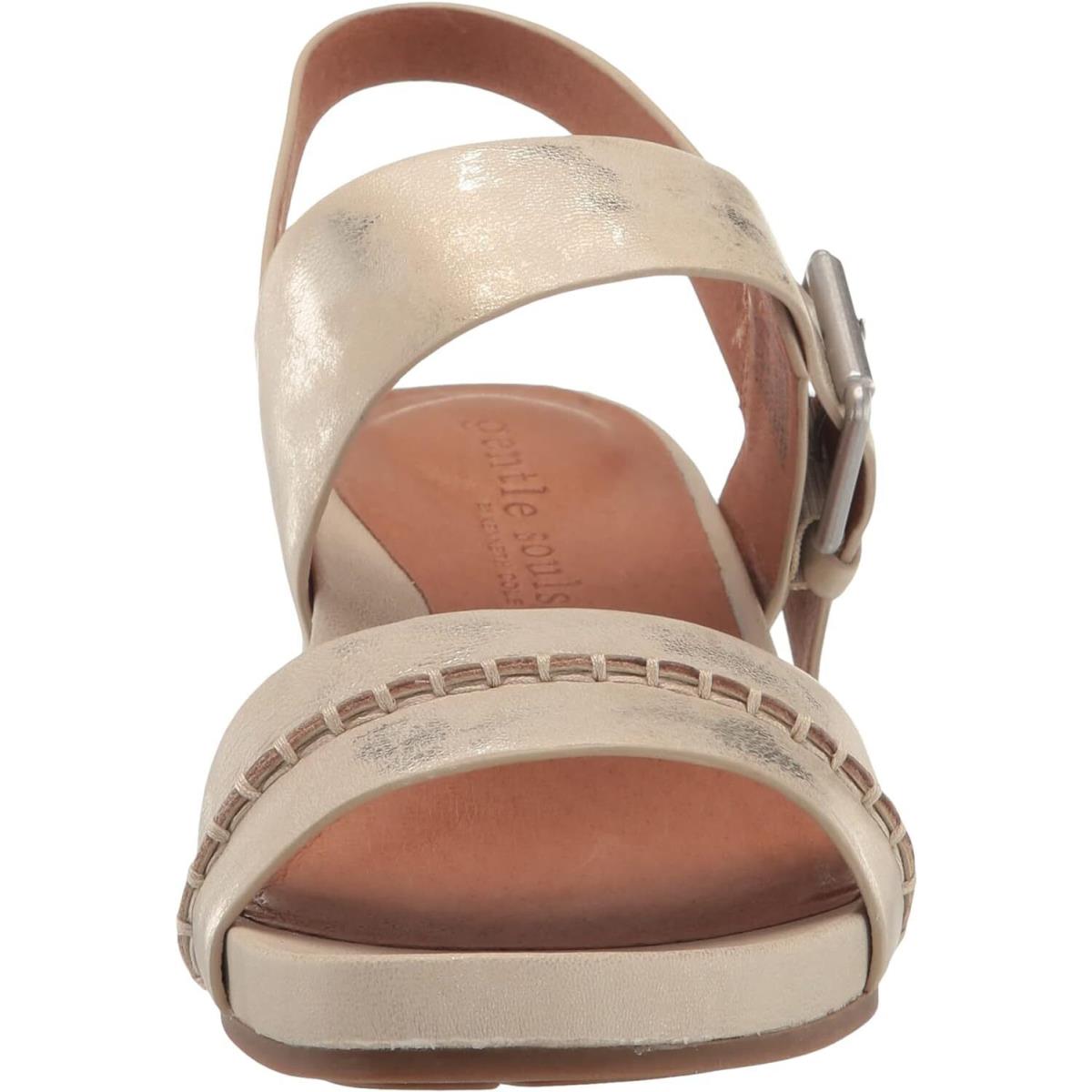 Gentle Souls by Kenneth Cole Women`s Giulia Wedge Sandal Ice