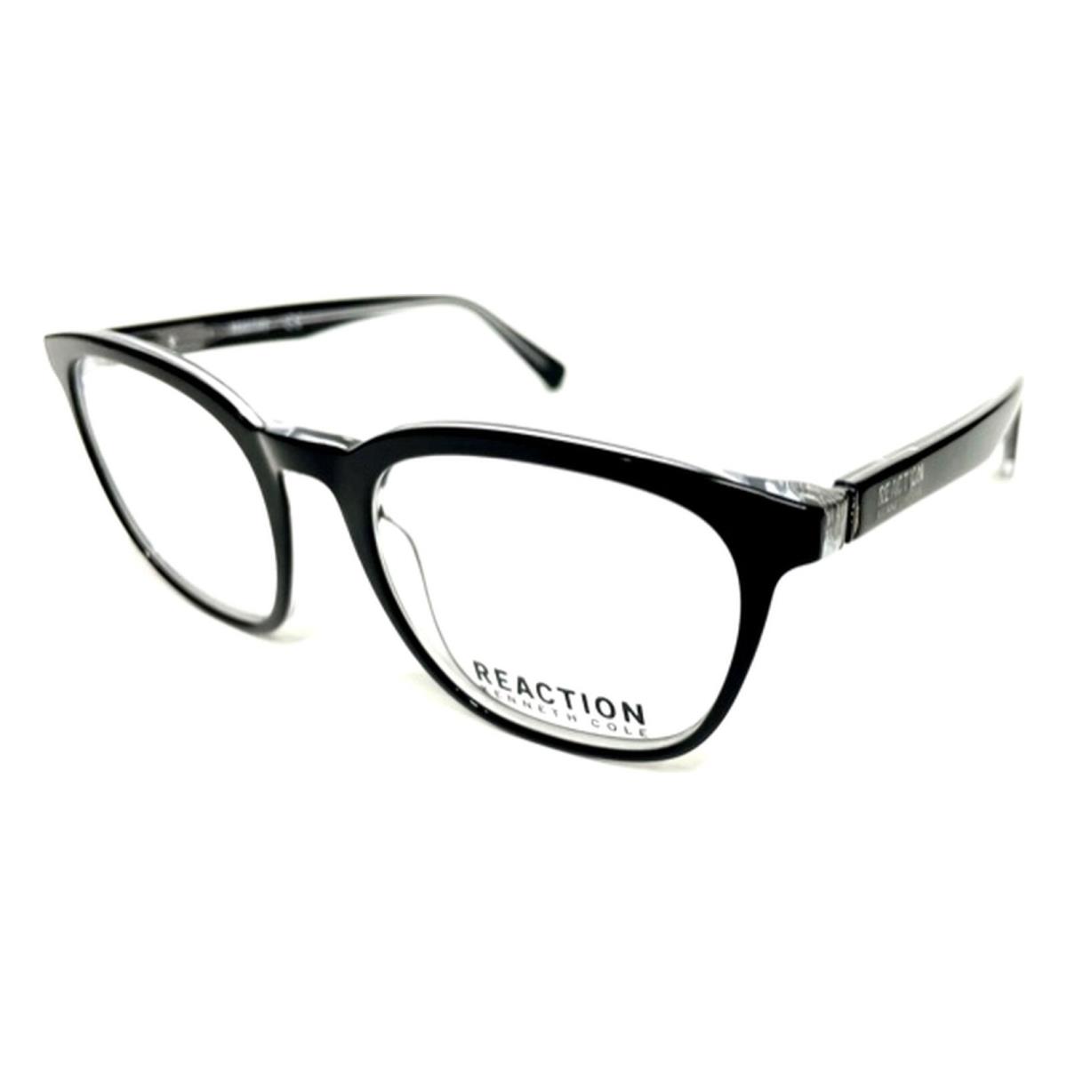 Kenneth Cole Reaction KC0884-003-54 Black Crystal Eyeglasses