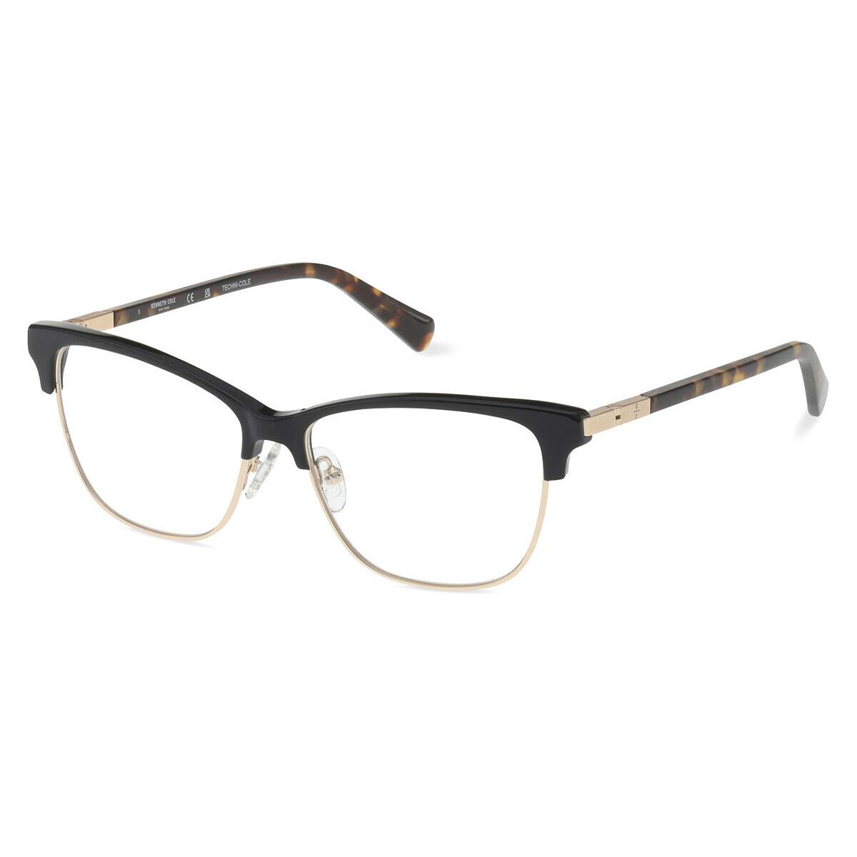 Kenneth Cole KC0362 Eyeglasses Women Shiny Black 54mm