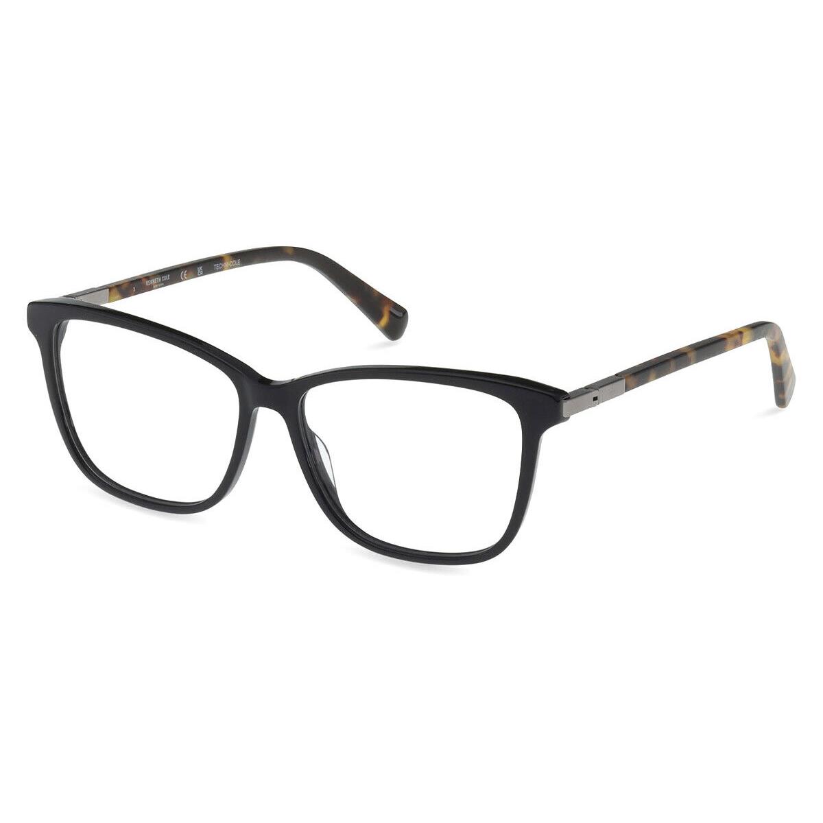 Kenneth Cole KC0361 Eyeglasses Women Shiny Black 55mm