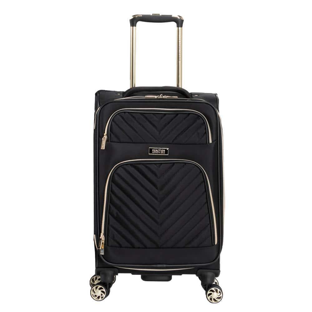 Kenneth Cole Reaction Luggage Sets Polyester Softside Expandable Black 3-piece