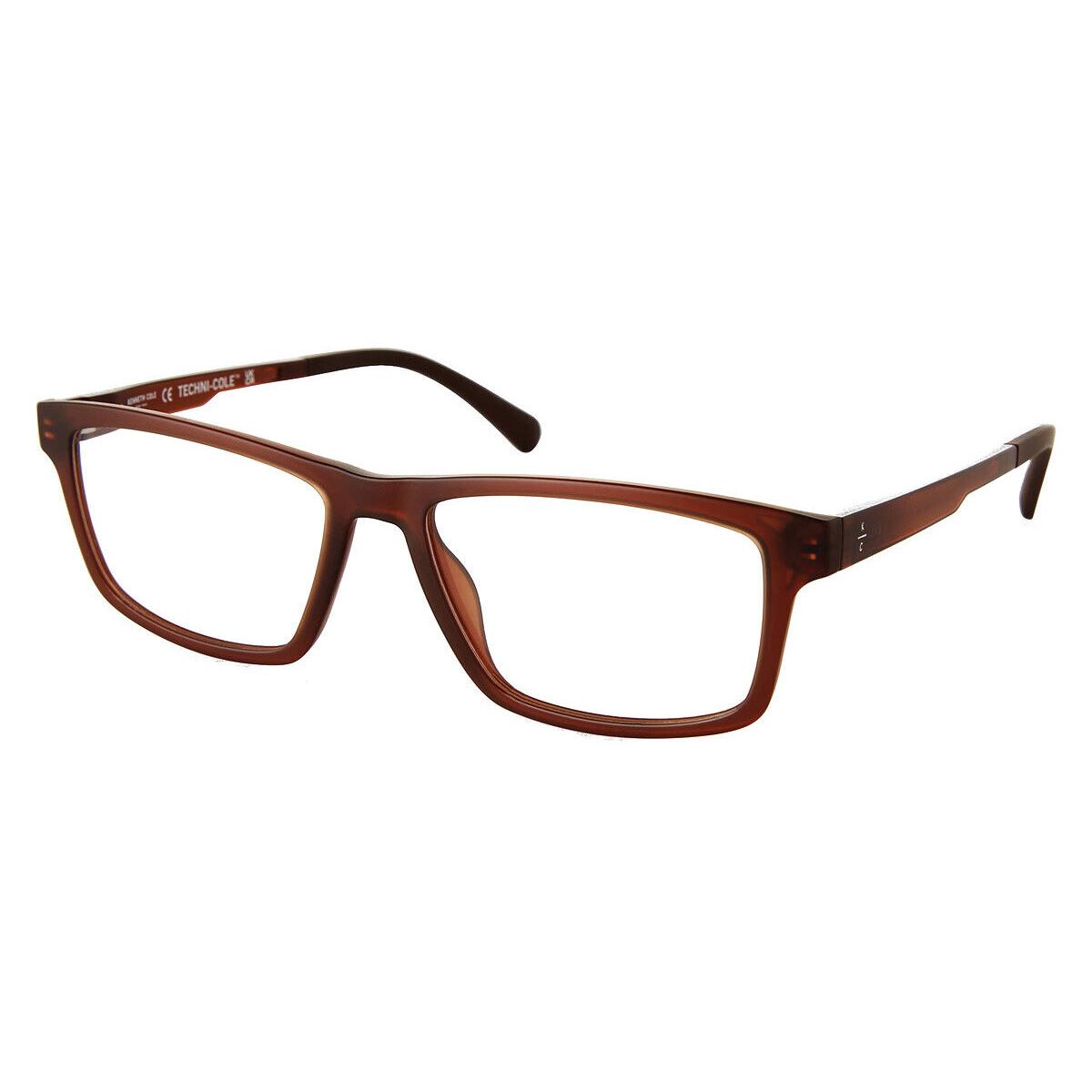 Kenneth Cole KC0354 Eyeglasses Men Matte Dark Brown 54mm