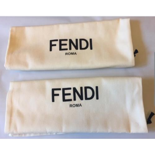 2 Fendi Cotton Dust Bag 11``W x 13``L