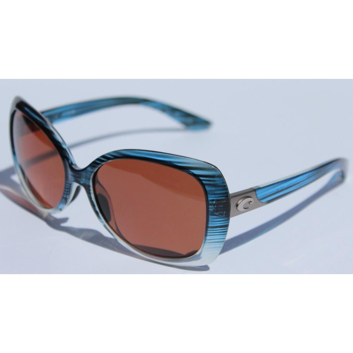 Costa Del Mar Sea Fan Polarized Womens Sunglasses Topaz Fade/copper Rare