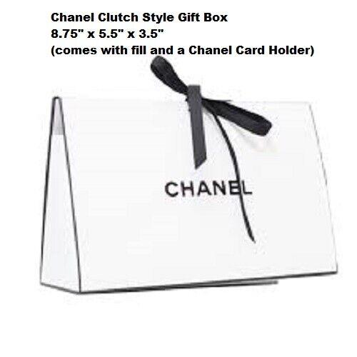 Chanel Gift Boxes Bags Black White Large Small Clutch Bag Clutch Style Gift Box