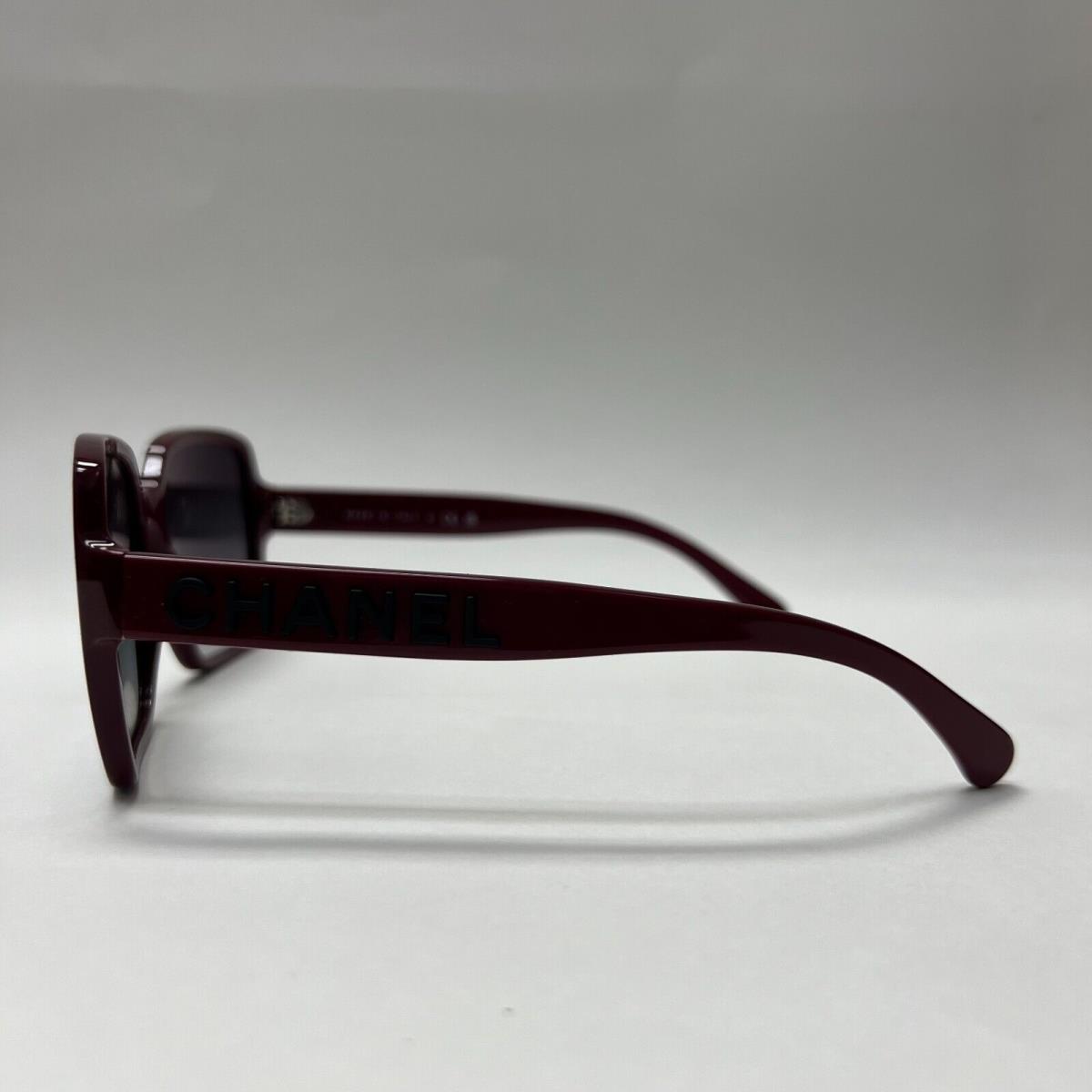 Chanel 5408 C1769/S6 56-17 Bordeaux Frame W/gradient Grey Lenses Authenthic