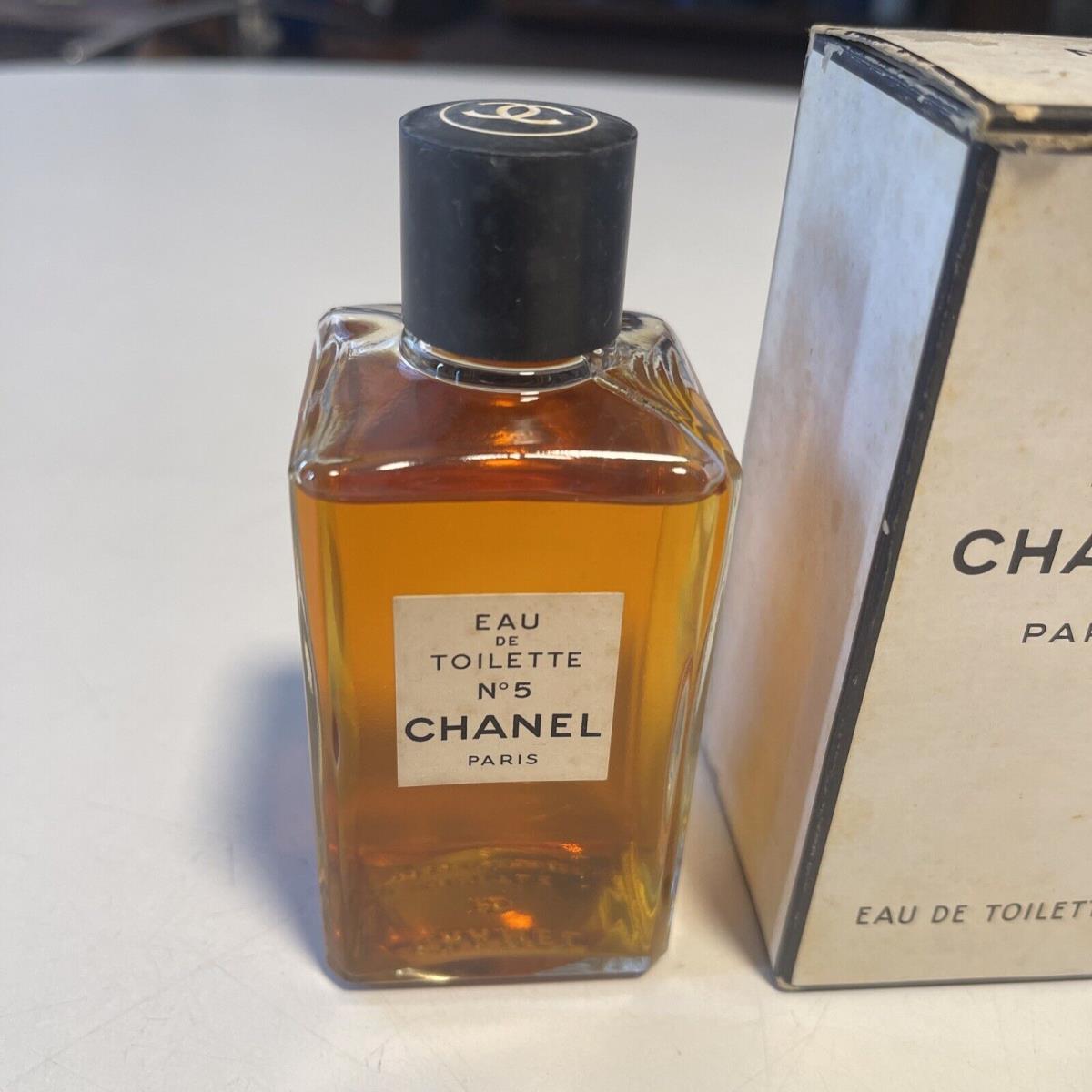 Vtg Chanel No. 5 Edt 8oz Bottle Never Opened w Box 80 1303 PM