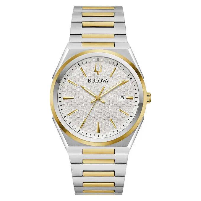 Bulova Classic Two-tone Stainless Steel Quartz Men`s Watch 98B424 /