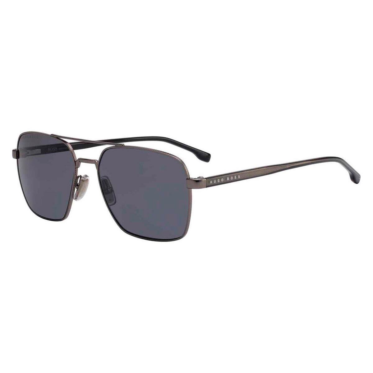 Boss 1045/S/it Sunglasses Dark Ruthenium Black Aviator 58mm