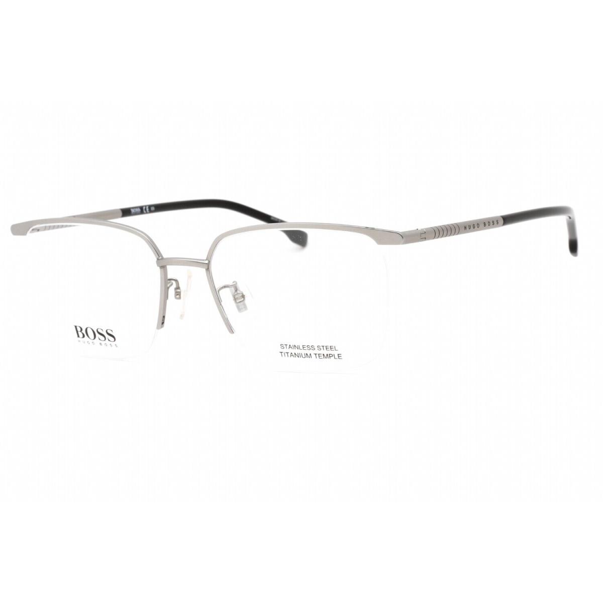 Hugo Boss Boss 1225/F R81 Eyeglasses Matte Ruthenium Frame 56mm