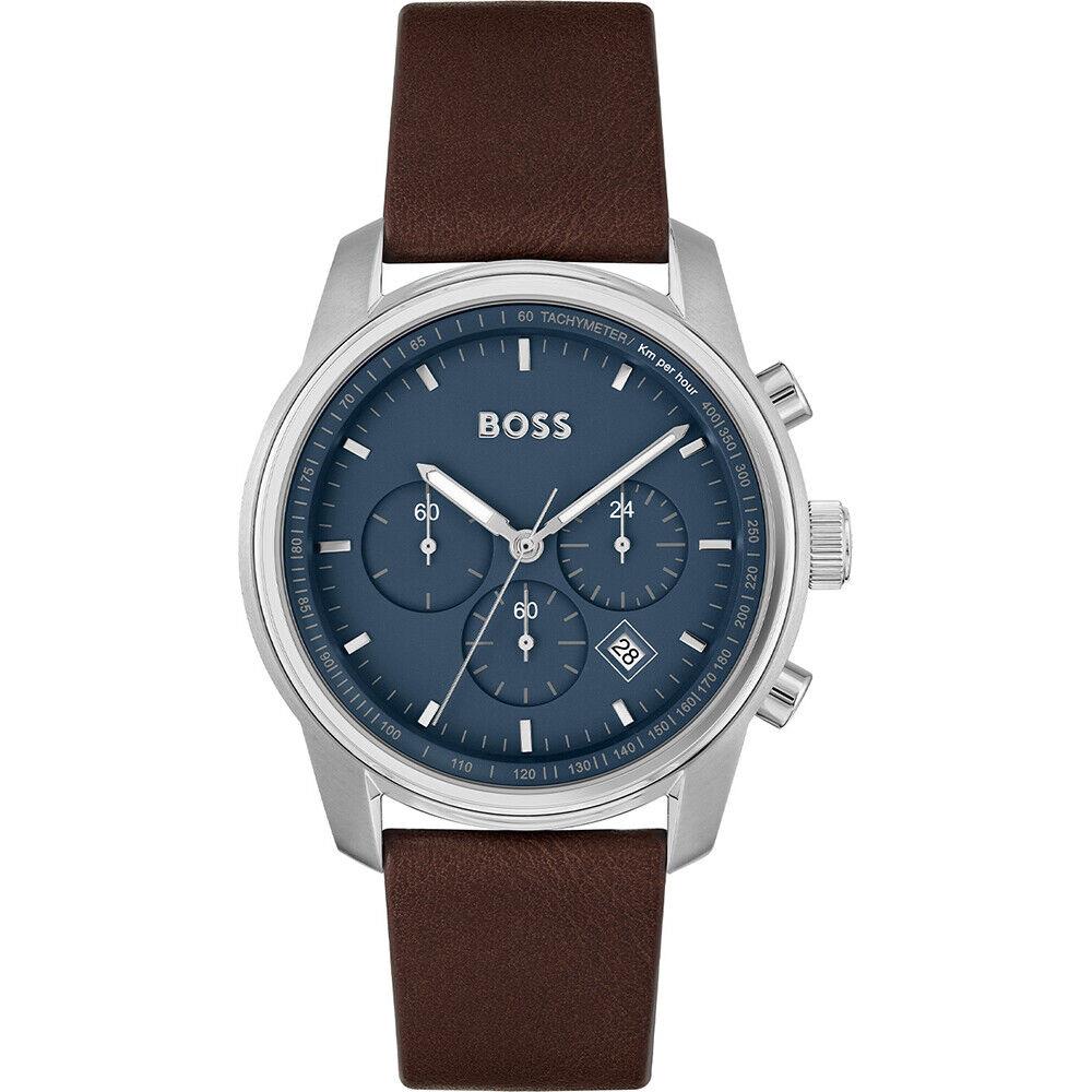 Hugo Boss Men`s Trace 44mm Chronograph Quartz Watch 1514002