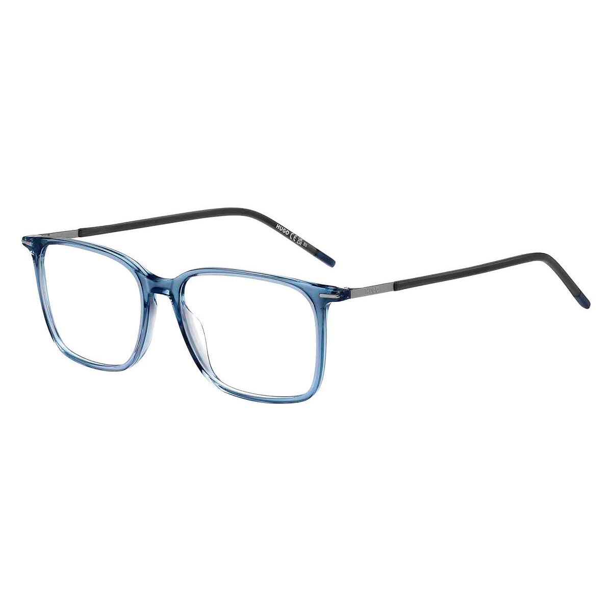 Hugo Boss Hhb Eyeglasses Men Blue 52mm - Frame: Blue, Lens: Demo