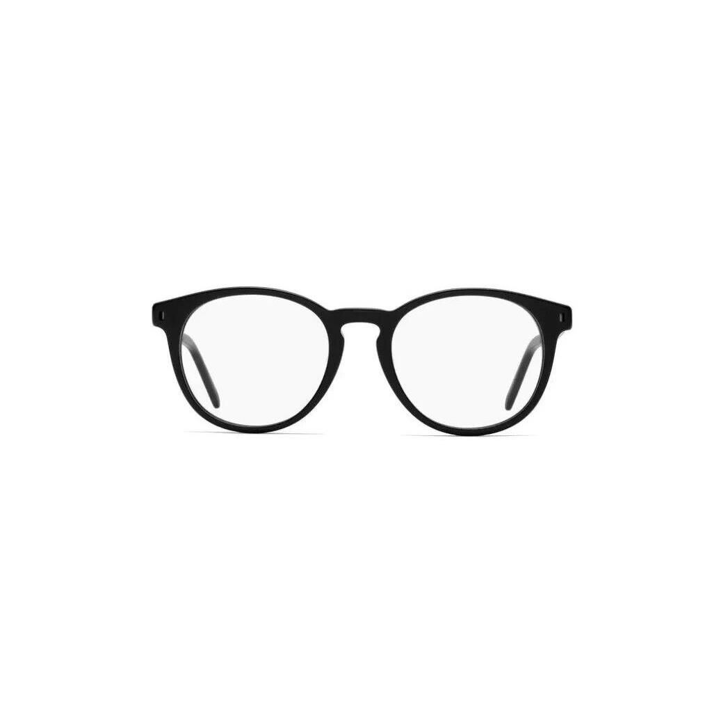 Hugo Boss HG1037 807 Round Shiny Black Eyeglasses