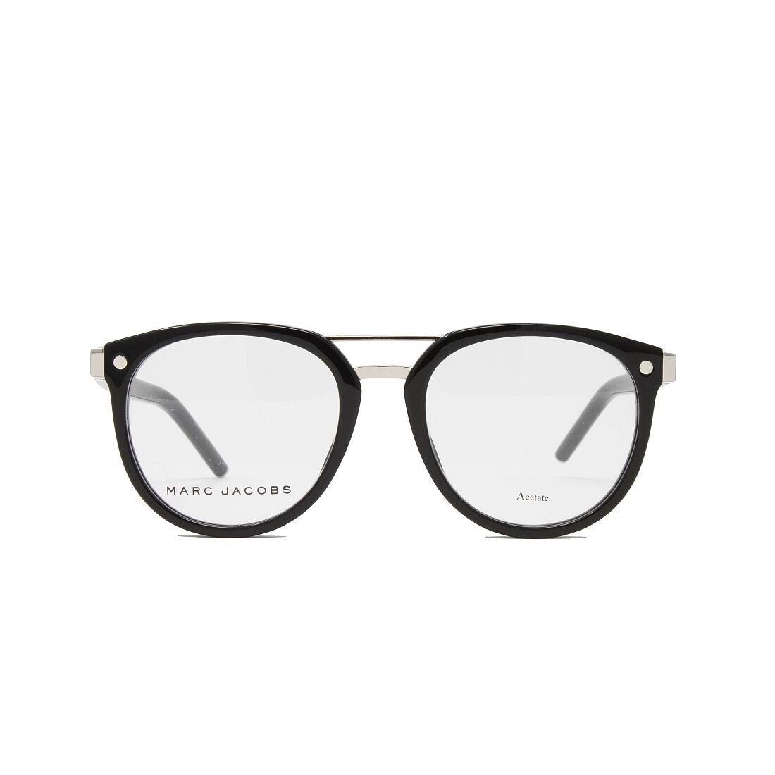 Marc Jacobs Eyeglasses Unisex Round Frame Marc 19 807 Black 50mm