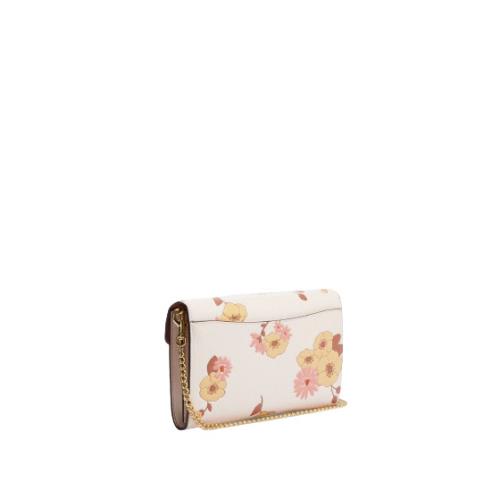 Coach Envelope Clutch Crossbody with Floral Cluster Print CH205