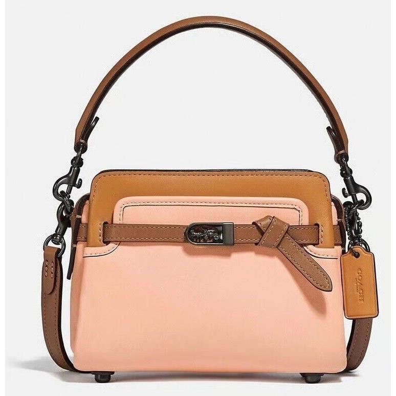 Coach Tate 18 Crossbody In Colorblock Blush Natural Multicolor Bag C2632