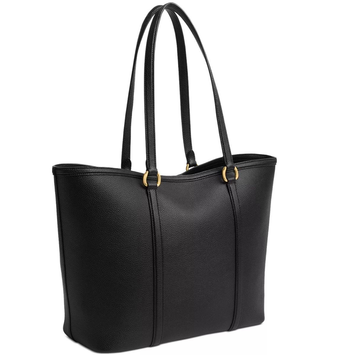 Coach Legacy Small Pebbled Leather Tote B4/BLACK