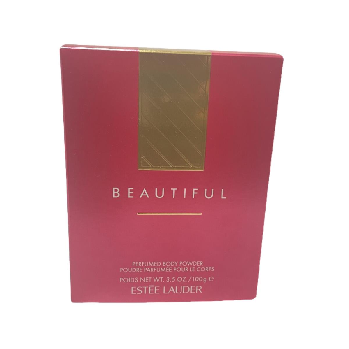 Estee Lauder Beautiful Perfumed Body Powder with Puff 3.5oz/100g Boxed