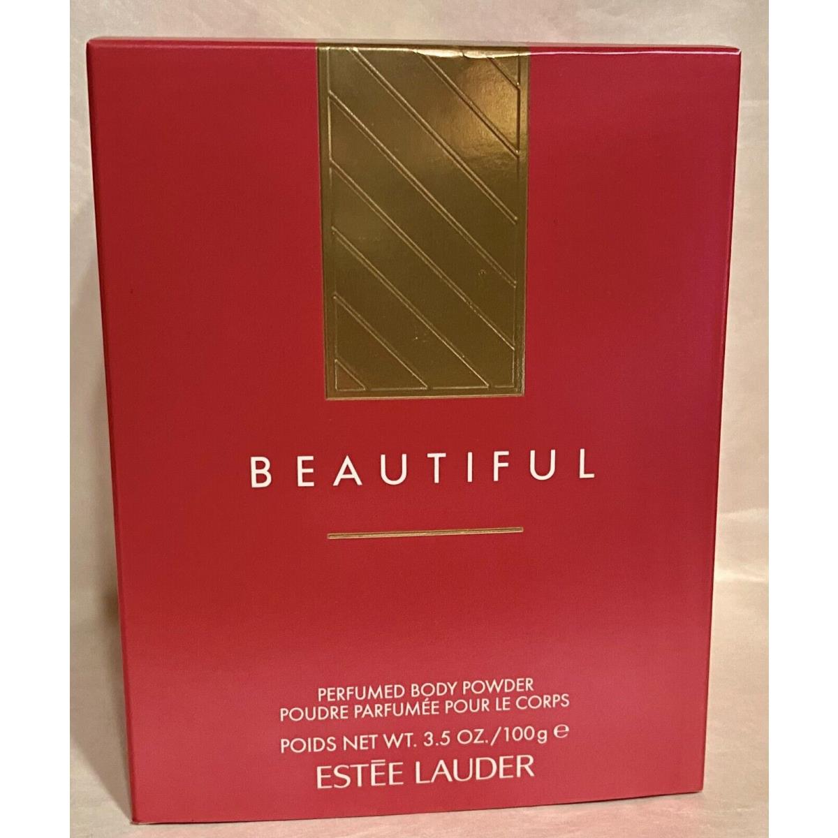 Estee Lauder Beautiful Perfumed Body Powder Full Size 3.5 oz