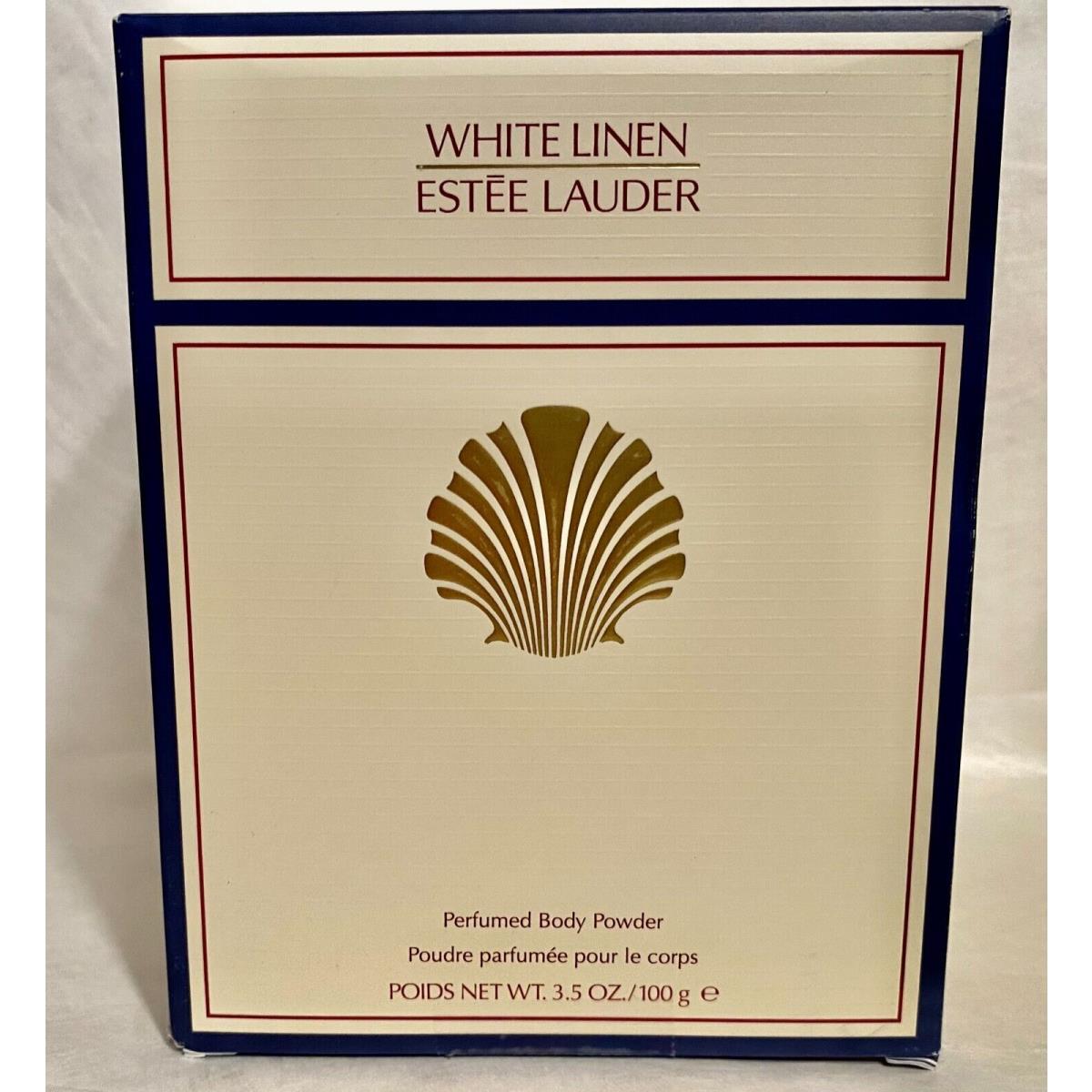 Estee Lauder White Linen Perfumed Body Powder Full Size 3.5 oz