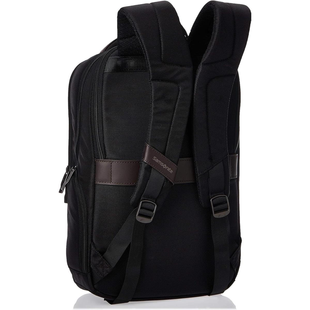 Samsonite Kombi Business Backpack Black/brown 16.25 X 10.5 X 5-Inch