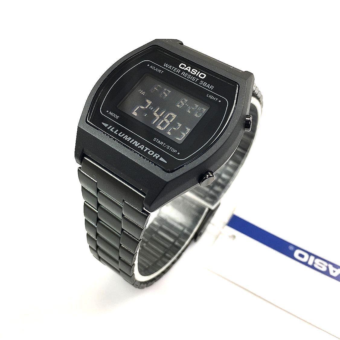 Casio Vintage Digital Black Unisex Watch - Black