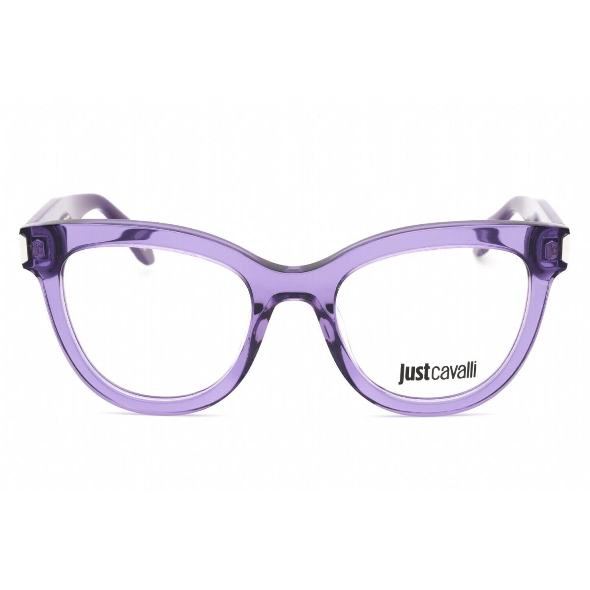 Just Cavalli VJC004V-6LA-51 Eyeglasses Size 51mm 20mm 140mm Purple Women