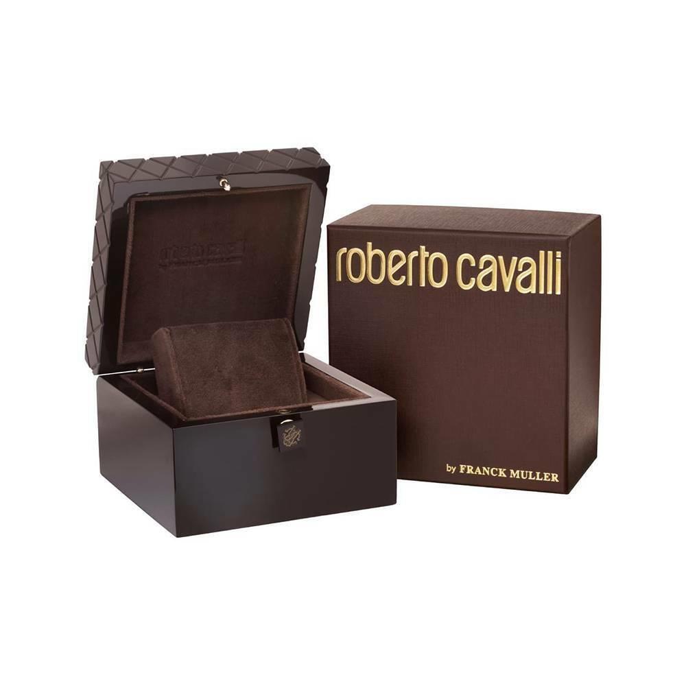 Mint Roberto Cavalli Empty Watch Case Box w/ Instruction Manual