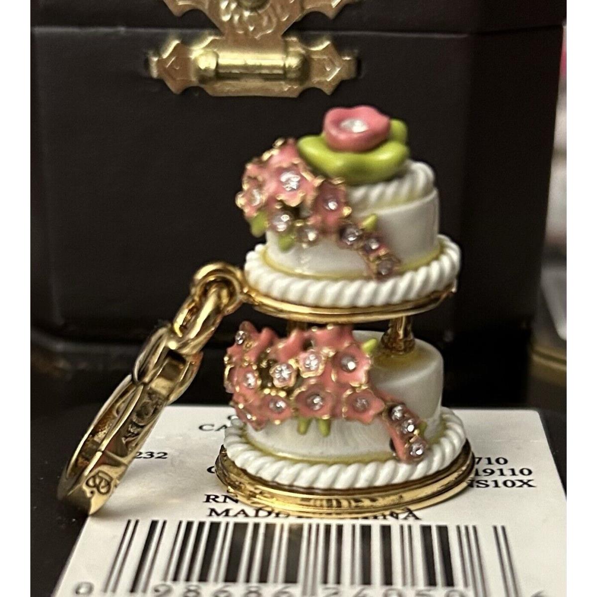 Juicy Couture Wedding Cake Charm For Bracelet or Bag. Box 45