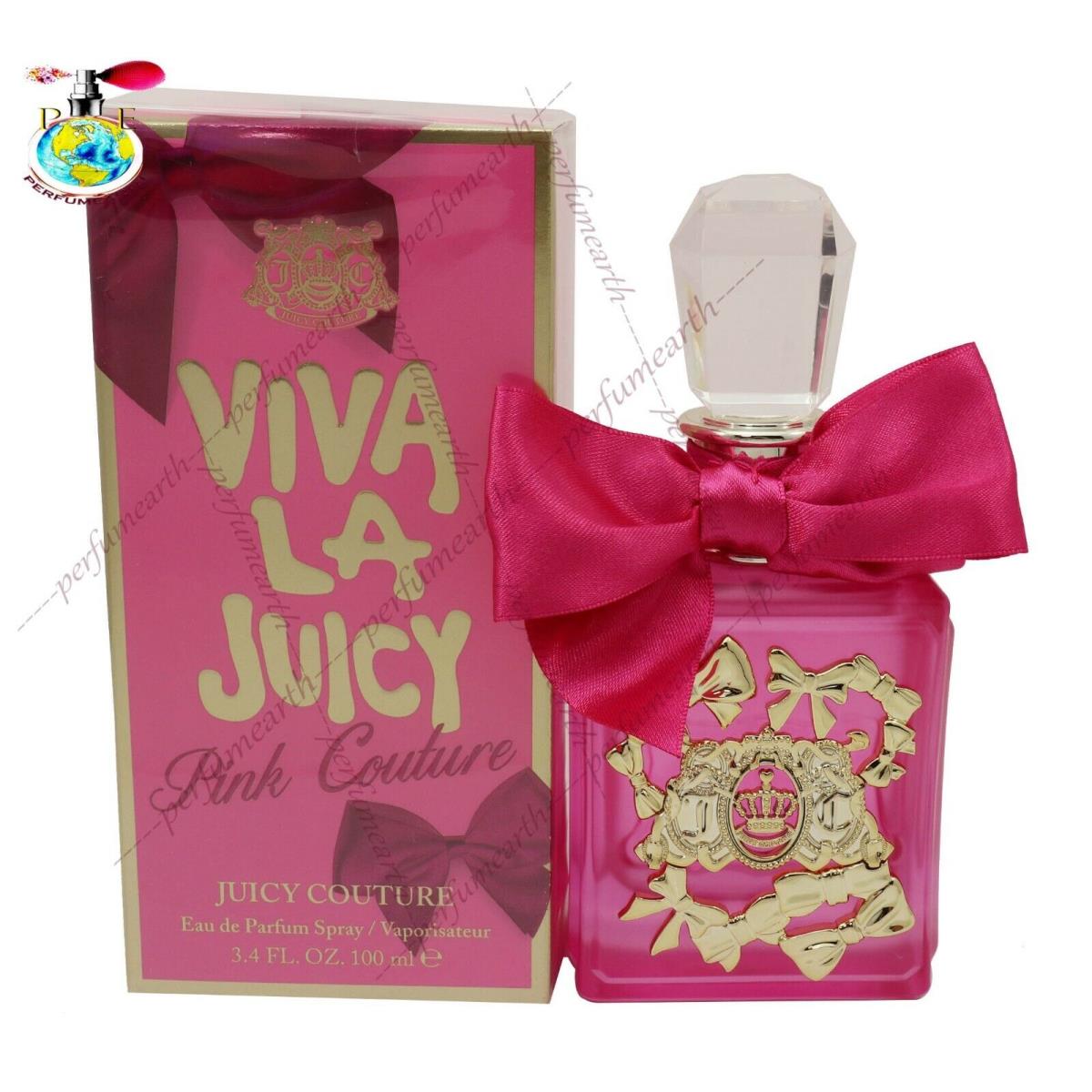 Viva La Juicy Pink Couture By Juicy Couture Eau de Parfum Spray 3.4/3.3 oz New