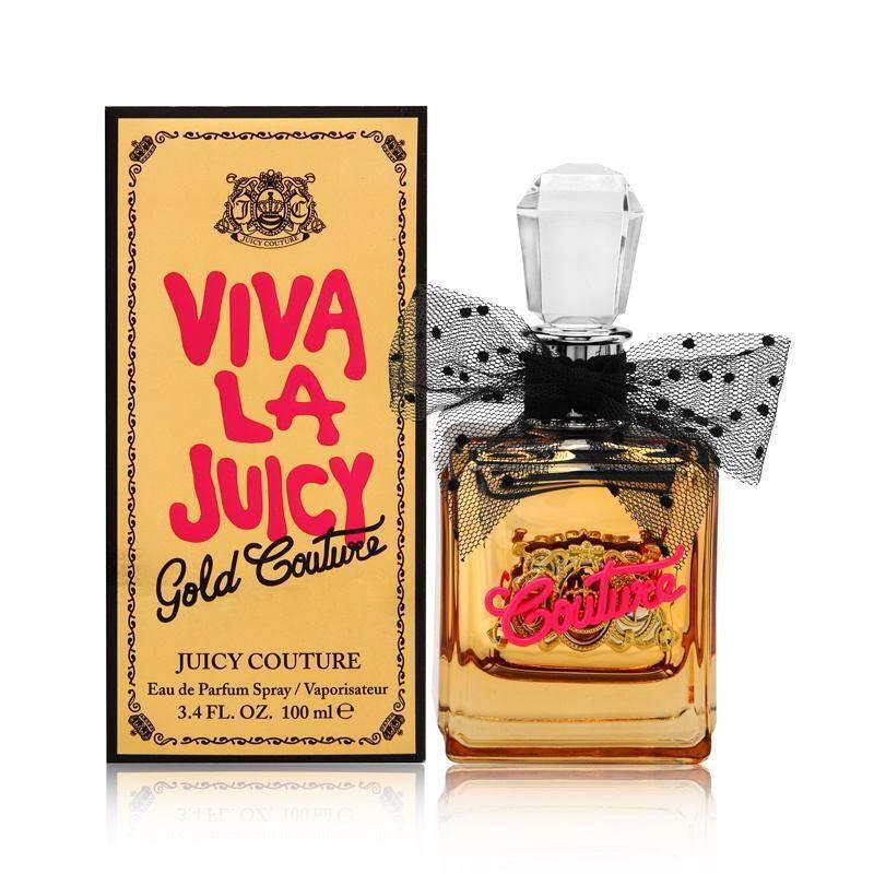 Viva La Juicy Gold Couture by Juicy Couture 3.4 Oz 100ml Spray Edp For Women