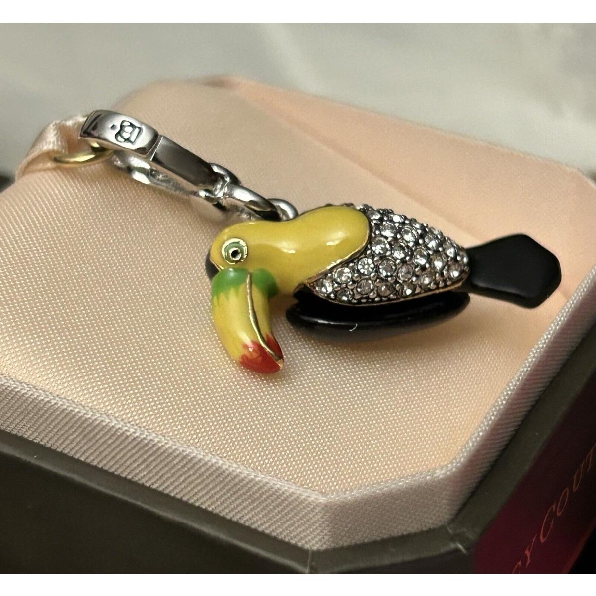 Juicy Couture Toucan Charm For Bracelet or Bag. Box 11