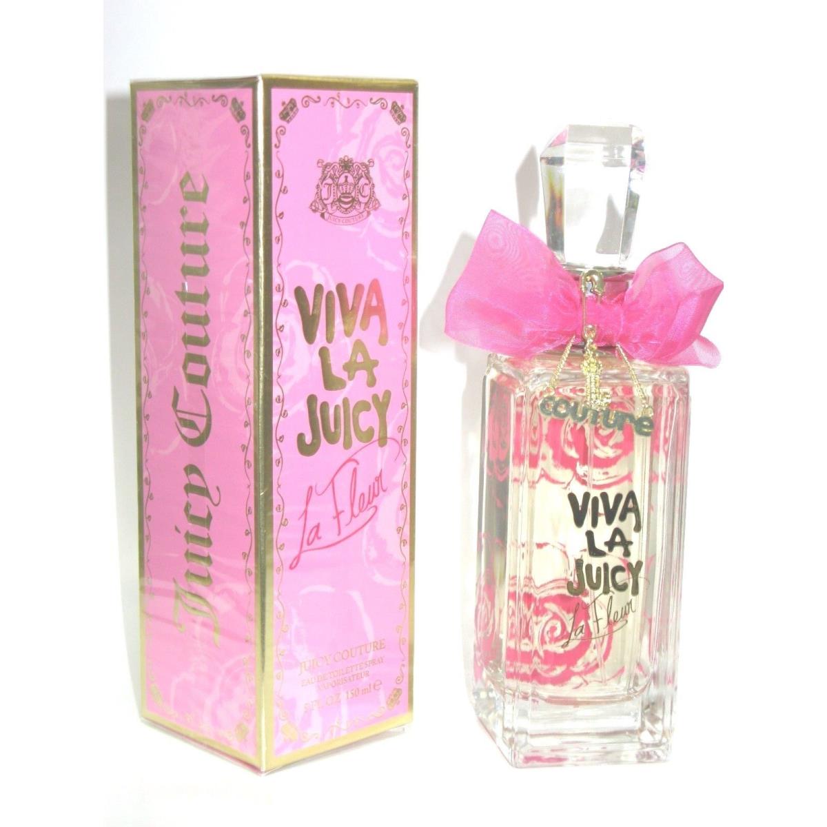 Juicy Couture Viva La Juicy LA Fleur Eau De Toilette 5.0 oz / 150ml Edt 5oz