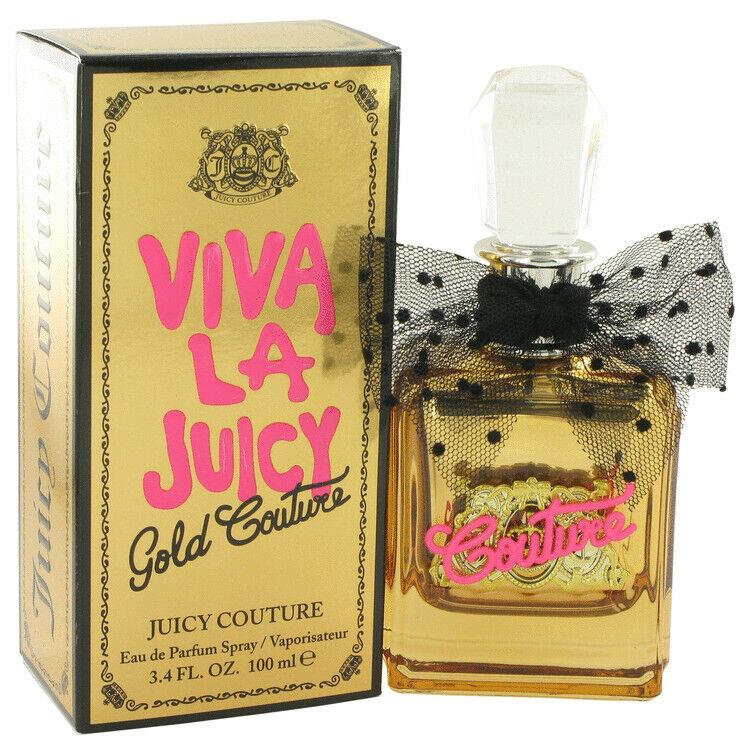 Viva La Juicy Gold Couture by Juicy Couture Edp For Women 3.4 Oz Spray