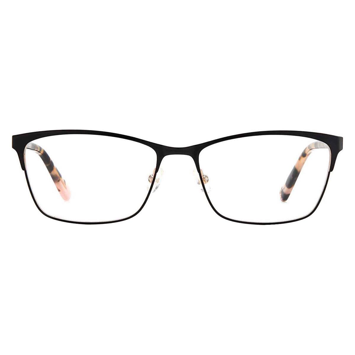 Juicy Couture 232 Eyeglasses Women Matte Black Rectangle 52mm