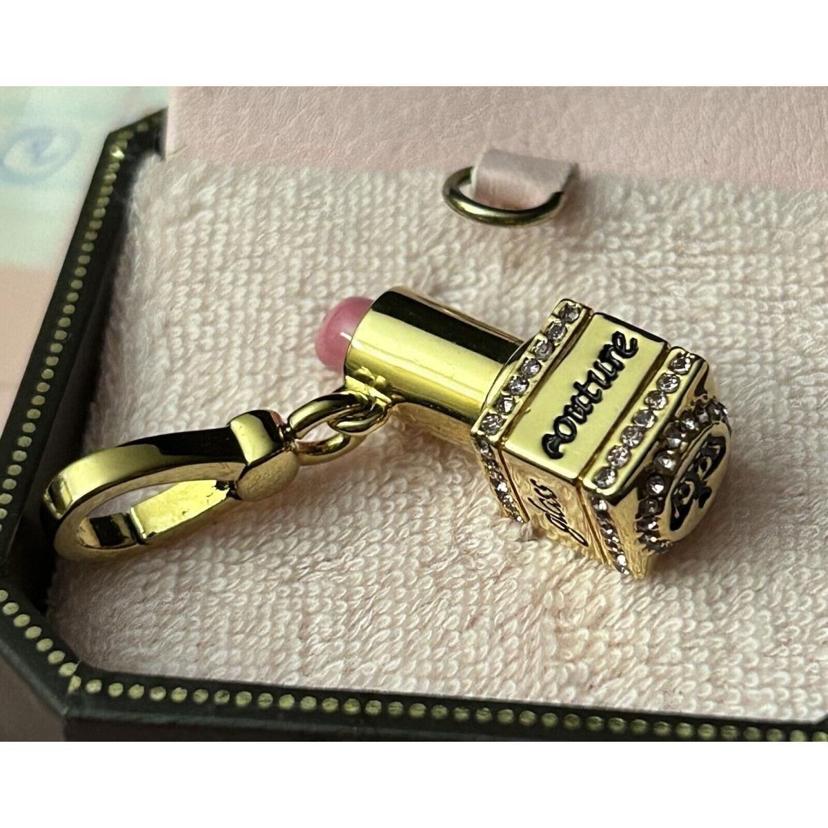 Juicy Couture Lipstick Charm For Bracelet or Bag. Box 33