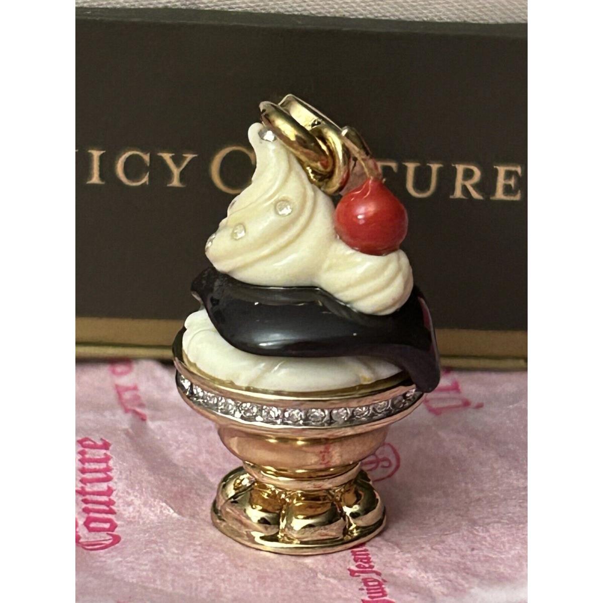 Juicy Couture Ice Cream Sundae Charm For Bracelet or Bag Box 47