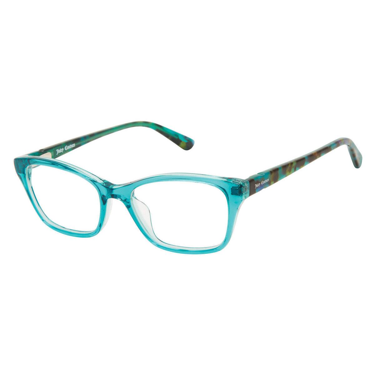 Juicy Couture 938 Eyeglasses 0ZI9 Transparent Teal Tea 47mm