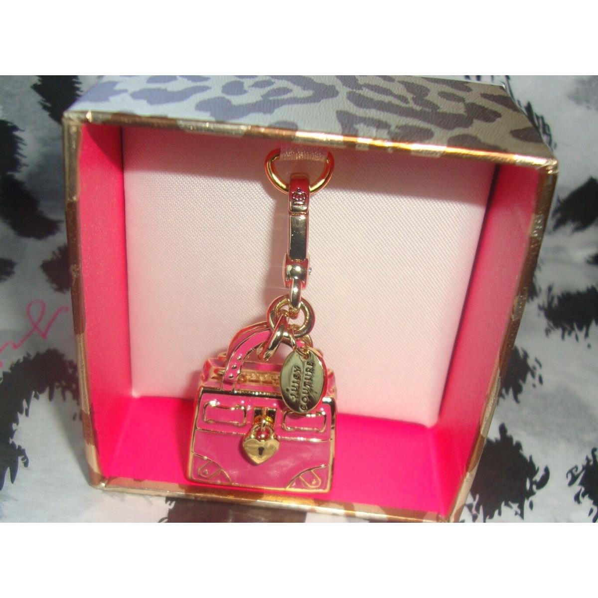 Juicy Couture Pink Daydreamer Bag Charm For Bracelet Necklace or Handbag