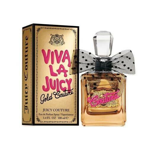 Viva La Juicy Gold Couture by Juicy Couture 3.4 oz Edp Spray For Women Box