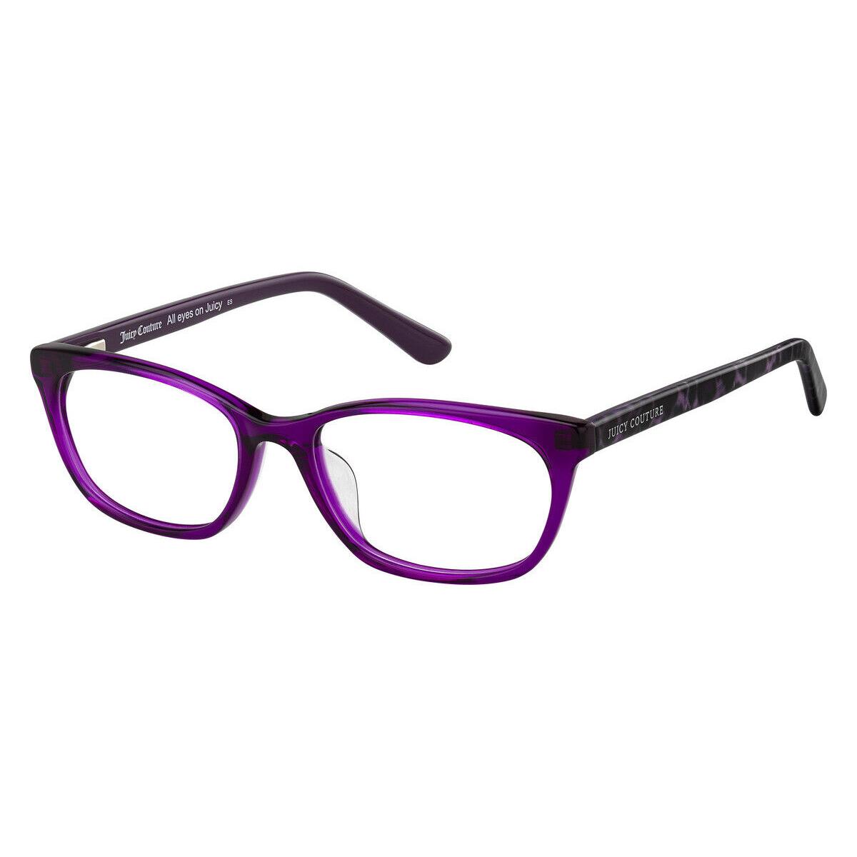 Juicy Couture 303 Eyeglasses Women 0B3V Violet Cat Eye 50mm