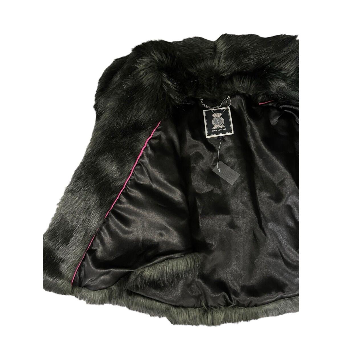 Juicy Couture Fur Cape Women s Size Medium/large Black with Garment Bag