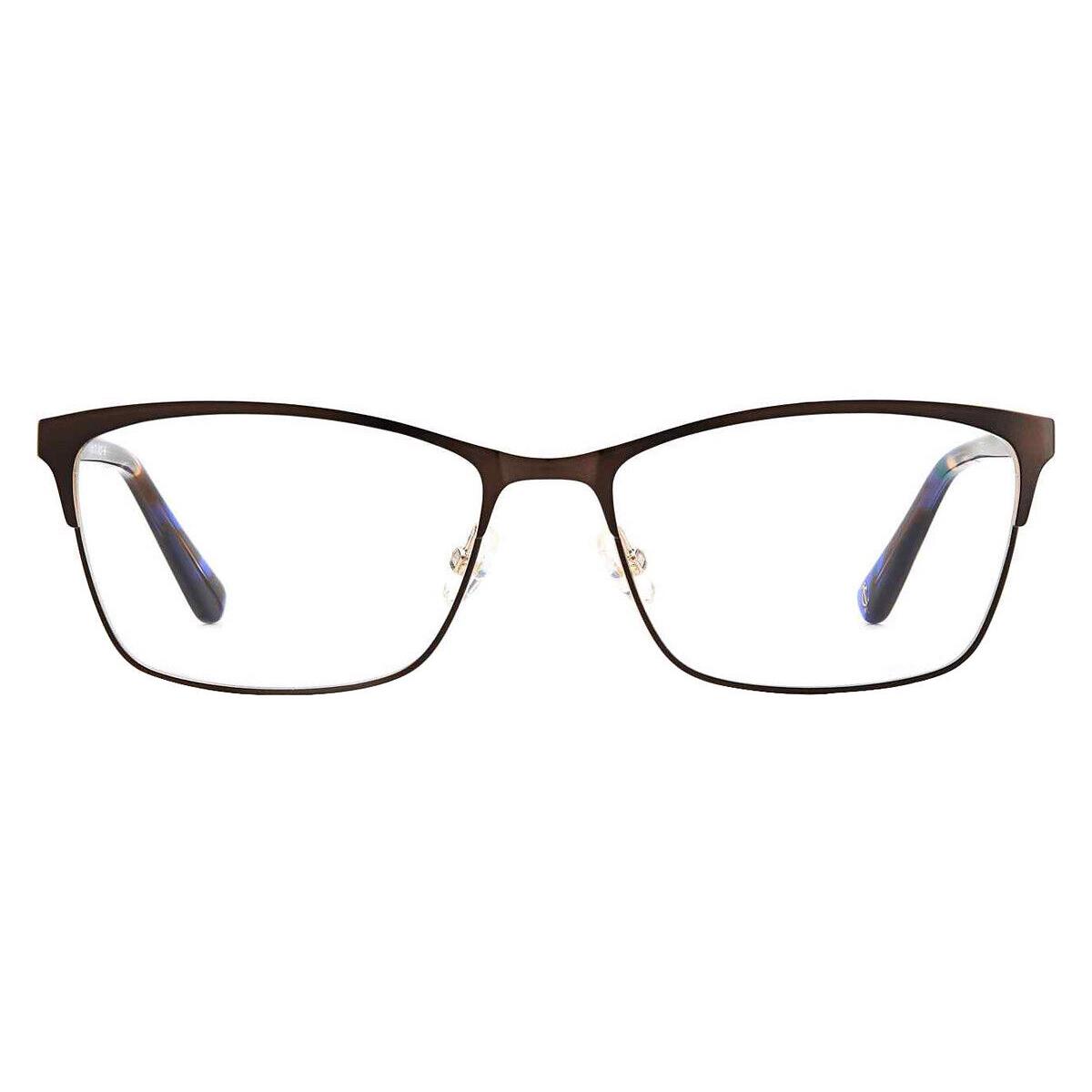 Juicy Couture 232 Eyeglasses Women Matte Brown Rectangle 55mm