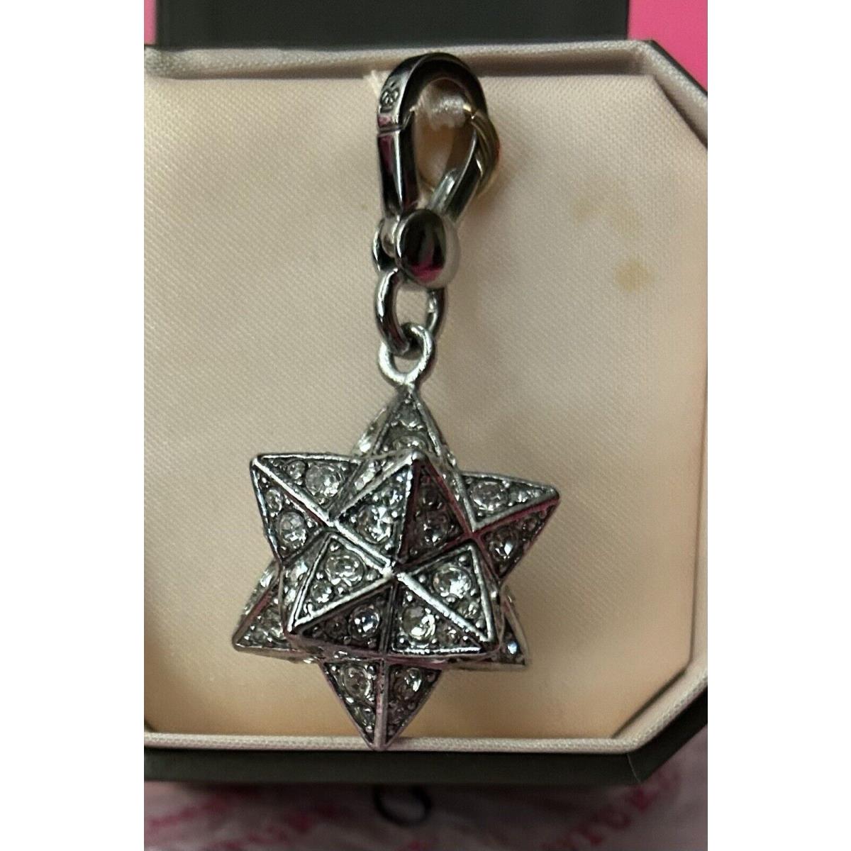 Juicy Couture Pave Star Charm For Bracelet or Bag. Box 47